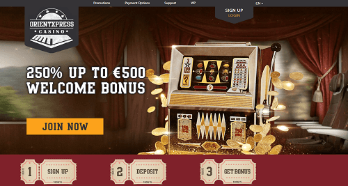 orient xpress casino Website Snapshot