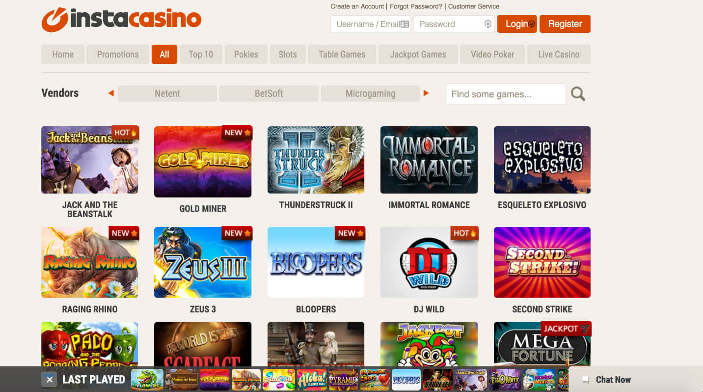 instacasino a AnzshareaCasino review