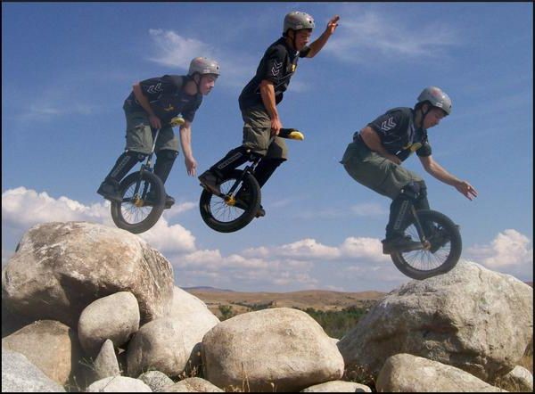 Mountain Unicycling